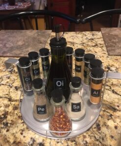 Wink Chemist's Spice Rack, 14 Piece Chemistry Spice Rack Set 35 81Fui6G lvL