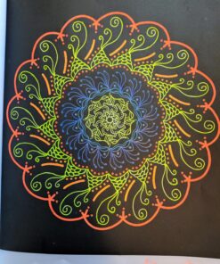 Glowing Mandalas: Coloring Book for Adults Paperback 52 81Fv5uRbuNL