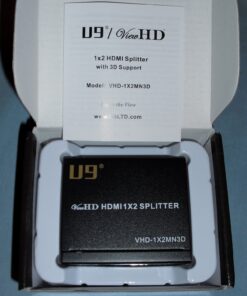 ViewHD 2 Port 1x2 Powered HDMI 1 in 2 Out Mini Splitter for 1080P & 3D | Model: VHD-1X2MN3D 54 81Fw2HFQS5L