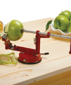Alternative view of Norpro Apple Master-Apple, Potato, Parer, Slicer & Corer with Vacuum Base, Red frame