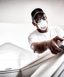 3M 8210 Plus Paint Sanding Dust Particulate N95 Respirator, Disposable Respirators, 20-Pack 20 pack 22 81FyG9vcwpL