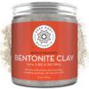 Pure Body Naturals Pure Bentonite Powder for DIY Detox Bath & Facial Mask, Pure Indian Healing Clay for Burns, Mastitis, Inflamed or Chapped Skin (8.0 oz) 47 81FyQLSRpvL