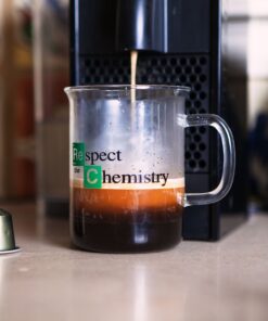 Cool TV Props Breaking Bad Mug – Beaker Coffee Mug – “Respect the Chemistry Breaking Bad Merchandise – Glass Breaking Bad Coffee Mug 12 oz (400mL) 12 81FyYg9axEL