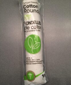 Delon Premium Cotton Rounds - 100% Hypoallergenic, Lint-Free, 2-Sided Makeup & Nail Polish Remover Pads, 100 Count - Choose Your Pack 300 Count 28 81G 6OCJg L