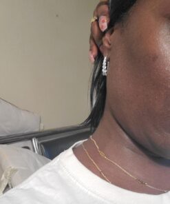 Amazon Collection Platinum or Gold-Plated Sterling Silver Infinite Elements Zirconia Graduated Hoop Earrings, 1" Diameter 11 81G2HzhluWL