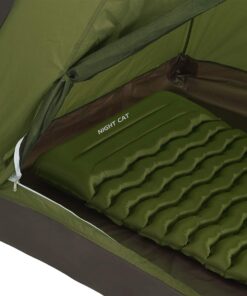 Night Cat Backpacking Tent for One 1 to 2 Persons Lightweight Waterproof Camping Hiking Tent for Adults Kids Scouts Easy Setup Single Layer 2.2x1.2m Army Green 1 Person (4ft Width) 24 81G2x W2EdL