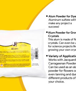 Jacquard Alum - Pretreat Fabrics and Paper Before Marbling - Use as Mordant 27 81G2zYbcxlL