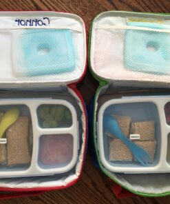 Leakproof, 3 Compartment, Bento Lunch Box, Airtight Food Storage Container (1 Pc) - Blue 47 81G3ASUQ fL