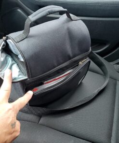 Carhartt Deluxe Dual Compartment Insulated Lunch Cooler Bag, Black Solid 52 81G3EmoJ7nL