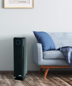 Germ Guardian AC5300B 28” 3-in-1 True HEPA Filter Air Purifier for Home, Large Rooms, UV-C Light Kills Germs, Filters Allergies, Smoke, Dust, Pet Dander, & Odors, 5-Yr Wty, GermGuardian, Black 21 81G3sKoEs8L