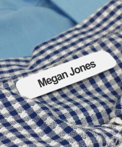 50 Printed Iron-on Name Labels/Tags for School, Care, Nursing or Camp 50 Labels