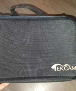 TEKCAM Large Carrying Case Action Camera Storage Bag Compatible with Gopro Hero 12 11 10 9 8 7 6 5/AKASO EK7000 Brave 4 V50X Brave 7LE/Dragon Touch/APEXCAM/Vemont 4K Action Camera Travel Carry Case Case-Large 22 81G4z0 jELL