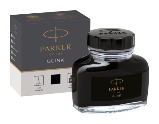 Parker Quink Ink Bottle, Black, 57 ml (1950375)