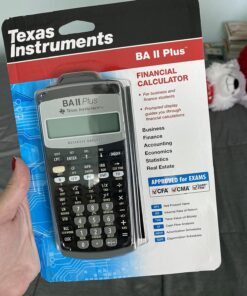 Texas Instruments BA II Plus Financial Calculator, Black Medium 19 81G5EtlxYCL