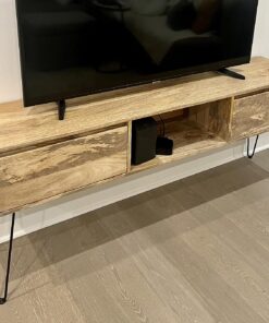 SMARTSTANDARD 16" Hairpin Furniture Legs, Metal Home DIY Projects for Nightstand, Coffee Table, Desk, etc with Rubber Floor Protectors Black 4PCS 16 Inch 30 81G6tPMFZL