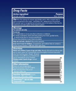 Compound W One Step Wart Remover Strips for Kids, 10 Medicated Strips for Wart Removal, 2 Pack unflavored 10 Count (Pack of 2) 35 81G6zESxy7L 1