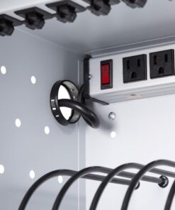 Learniture Structure Series 12-Device Wall-Mount Charging Cart Compatible with Laptop Computers, Tablets, Chromebooks - Gray -LNT-NOR1009GR-SO 15 81G8CfMeppL