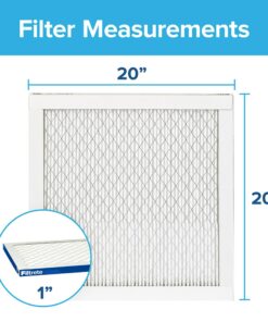 Filtrete 20x20x1 Air Filter, MPR 2200, MERV 13, Healthy Living Elite Allergen 3-Month Pleated 1-Inch Air Filters, 2 Filters 8 81G9zxqQfBL