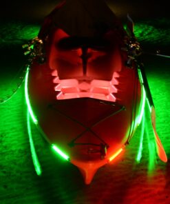 Propel Paddle Gear Led Flex Light Navigation Kit for Kayak & Boats | 2 Bright LED Light Strips | Mounting Track & Stainless Steel Hardware Included | Bright & Durable | Red & Green Lighting 14 81GABoWKOtL