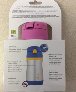 THERMOS Foogo Vacuum Insulated Stainless Steel, Pink/Purple, 10 Oz 23 81GB35ccdL