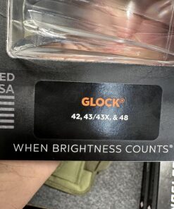 TRUGLO TFX PRO Handgun Sight | Compact Snag-Free Durable Shock-Resistant Glowing Tritium & Fiber-Optic Xtreme Night Sight for Handguns Glock 42/43 Set 23 81GCcGSjh3L