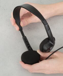 Egghead- 1000 Black Stereo Headphones Single 15 81GDqwsCEHL