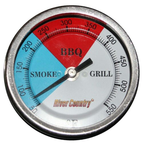 River Country 3" (RC-T3W) Adjustable Professional BBQ, Grill, Smoker Thermometer Temperature Gauge(50 to 550F)