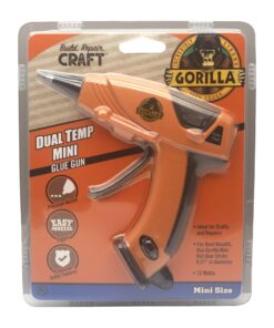 Gorilla Dual Temp Mini Hot Glue Gun Kit with 30 Hot Glue Sticks Mini Hot Glue Gun + 30ct Sticks 29 81GEo5zBnxL