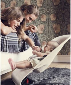 BABYBJÖRN Bouncer Balance Soft, Cotton/Jersey, Beige/Gray 27 81GIFeEAfL