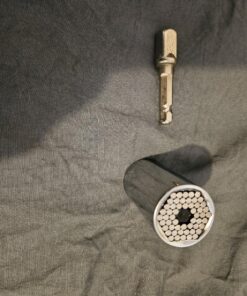 Super Universal Socket Tools Gifts for Men - Christmas Stocking Stuffers for Men Grip Socket Set with Power Drill Adapter Cool Stuff Ideas Gadgets for Men Birthday Gifts for Dad Women Husband (7-19mm) A-Universal Socket(Silver) 34 81GIgqsHeEL