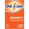 One A Day Women’s Multivitamin, Supplement with Vitamin A, Vitamin C, Vitamin D, Vitamin E and Zinc for Immune Health Support, B12, Biotin, Calcium & More, Tablet, 100 count 49 81GLAs9I9LL