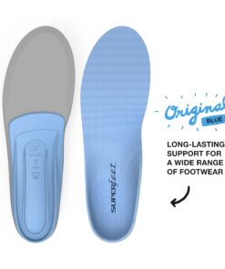 Superfeet All-Purpose Support Medium Arch Insoles (Blue) - Trim-To-Fit Orthotic Shoe Inserts - Professional Grade 7.5-9 Men / 8.5-10 Women 12 81GLIIl5yxL