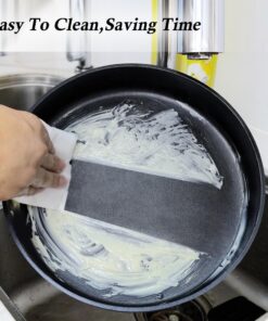 Wodillo Pots and Pans set, Nonstick Kitchen Cookware Sets, 5 PCS Induction Cookware Set, Non Stick Cooking Set w/Frying Pans & Saucepans,Dishwasher Safe, Oven Safe to 420°F 5PCS/Black 34 81GLSoJbRvL