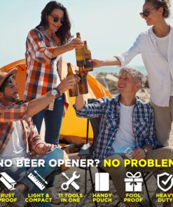 Ultimate 11-in-1 Survival Credit Card Multitool By GUARDMAN – Stocking Stuffer Christmas Gift - Multipurpose Tactical Wallet Tool With Bottle Opener, Survival Knife Gifts For Men Birthday Dad 1 21 81GLiXlu0nL