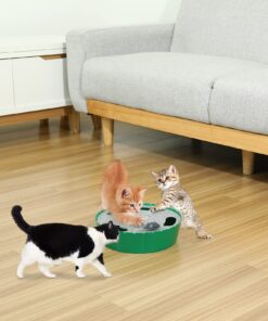 Pawaboo Interactive Cat Toy with Running Mouse, Electronic Motion Cat Toy Automatic Teaser for Indoor Cats, Pop and Play Hide Seek Cat Toy Hunting Mouse for Pet Cat Kitten Play Fun Exercise, Green 16 81GLwECEQ7L