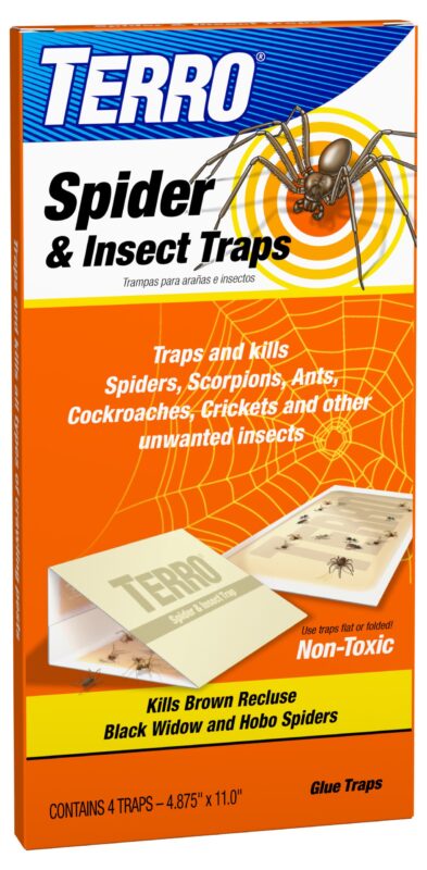 TERRO T3200 Spider & Insect Trap - 4 traps (not available for sale in NM)