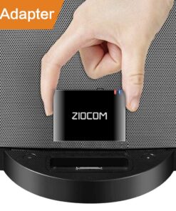 ZIOCOM 30 Pin Bluetooth Adapter Receiver for Bose iPod iPhone SoundDock and Other 30 pin Dock Speakers with 3.5mm Aux Cable(Not for Car and Motorcycles), Black 29 81GNNAePDbL