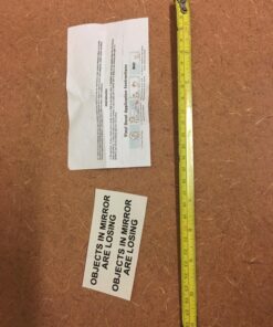 BERRYZILLA (Pair) Objects in Mirror are Losing Decal Black Etched Glass Funny Sticker 31 81GOUtLT93L