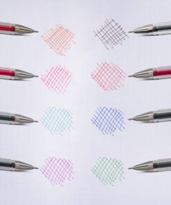 Pentel Arts Slicci 0.25 mm Extra Fine Gel Pen, Assorted Ink, 8 Pack (BG202BP8M) 0.25mm 8 Count (Pack of 1) 24 81GP33EZZbL