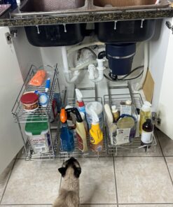 LYNK PROFESSIONAL® Pull Out Cabinet Organizer, 11"W x 21"D - Slide Out Drawers for Kitchen Cabinets - Sliding Pantry Shelves - Roll Out Shelf Storage for Pots, Pans - Lifetime Limited Warranty, Chrome 11" W x 21" D 11x21 Chrome 31 81GPPfRfIOL