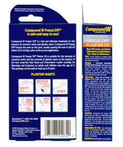 Compound W Freeze Off Plantar Wart Remover Kit, 8 Applications,1 Count (Pack of 1) Unflavored 20 81GPVlMlhL
