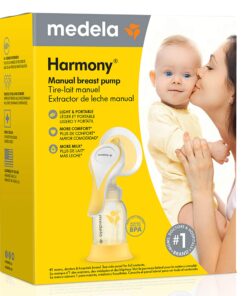 Medela Manual breast pump with Flex Shields Harmony Single Hand for More Comfort and Expressing More Milk 36 81GQ9 Uc7TL