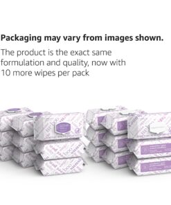 Alternative view of Amazon Elements Baby Wipes, Sensitive, Fragrance Free, White, 810 Count (9 Packs of 90) (Previously 720) 90 Count (Pack of 9)