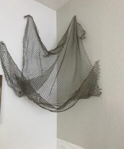Authentic Nautical Fish Net - Decorative Use 5' X 10' New 27 81GQrBPfJSL