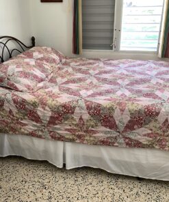 Amazon Basics Lightweight Pleated Bed Skirt, Full, Bright White 30 81GRrCdtYJL