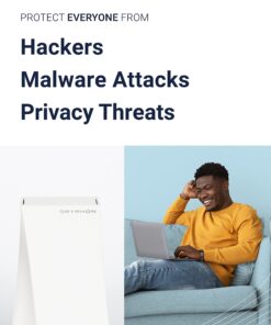 Gryphon Tower Super-Fast Mesh WiFi Router – Advanced Firewall Security, Parental Controls, and Content Filters – Tri-Band 3 Gbps, 3000 sq. ft. Full Home Coverage per Mesh Router 1 Pack AC3000 27 81GSUWFilVL