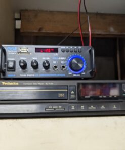 Pyle Wireless Bluetooth Stereo Power Amplifier - 200W Dual Channel Sound Audio Stereo Receiver w/RCA, USB, SD, MIC in, FM Radio, for Home Computer via RCA - PDA29BU.5 Basic Feature 28 81GT9NssYML