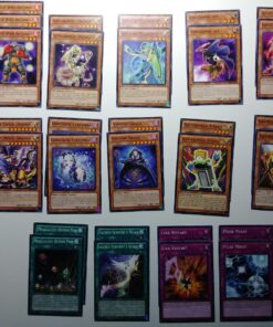 Konami Lot of 100 Mint YuGiOh! Super Mega Cards Plus 4 Rares Plus Holo Super/Ultra Rare Inserted! 16 81GTxGQOeuL