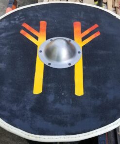 GDFB AB0129 Shield Boss with Hemispherical Dome, 7.5", Multi 29 81GUapp YyL