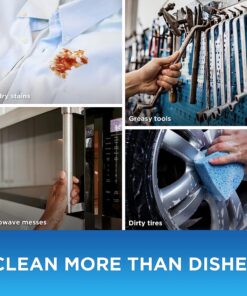 Dawn Ultra Dishwashing Liquid Dish Soap (4x19.4 Fl oz) + Non-Scratch Sponge (2 Count), Original Scent 77.60 Fl Oz (Pack of 1) 23 81GVaynJyIL